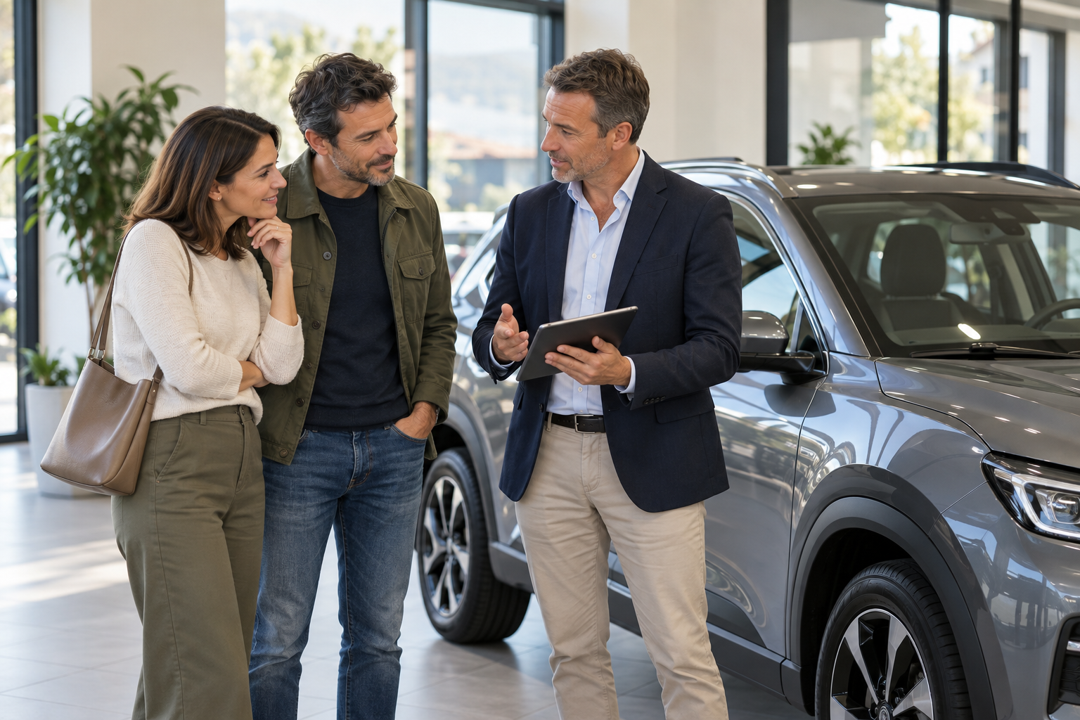 Consulenza per la scelta di un’auto in showroom